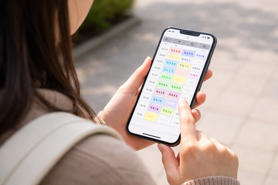 Web履修・レポート機能の画面イメージ